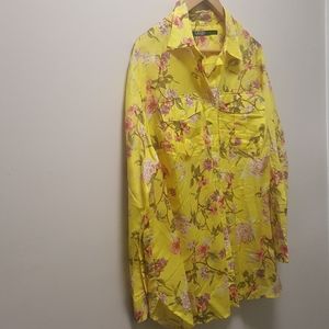 Ralph Lauren yellow printed cotton nylon b…